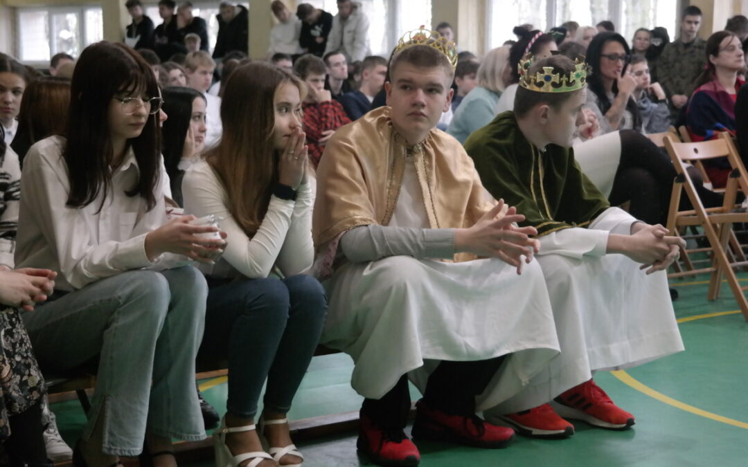 Jasełka i wigilie klasowe na Pomologii