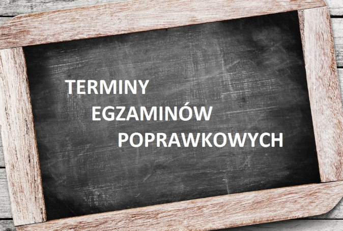 Informacja o egzaminach poprawkowych 2024/2025