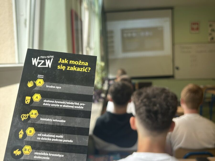 ,,Podstępne WZW” – zajęcia edukacyjne