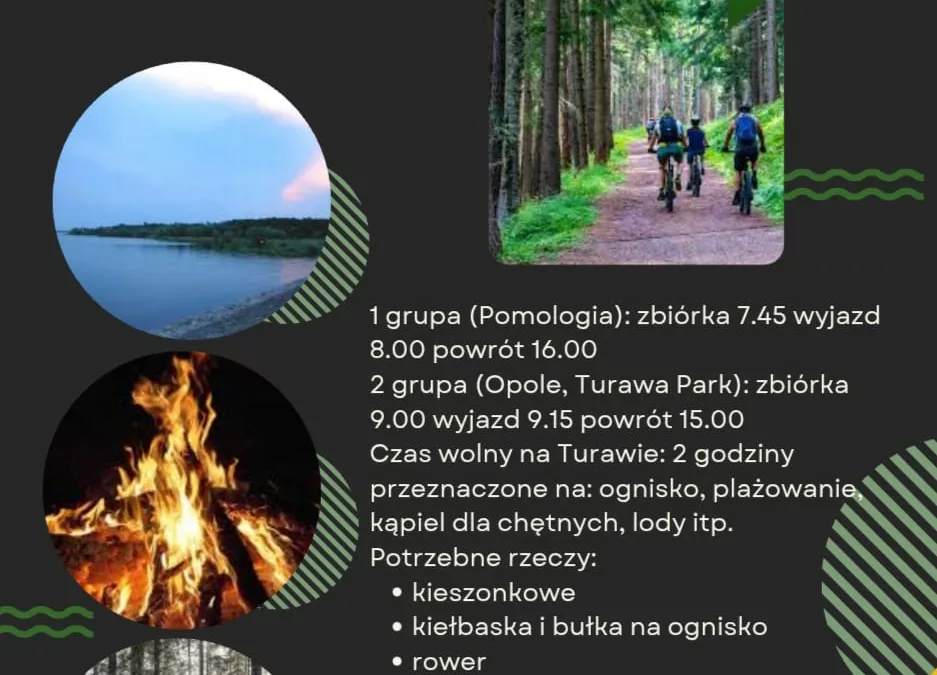 Międzyoddziałowa wycieczka rowerowa do Turawy