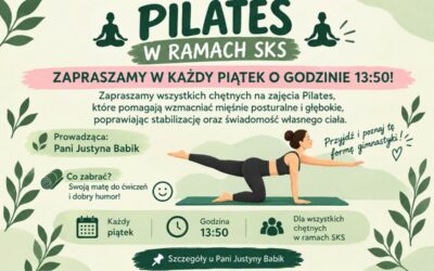 🧘 PILATES W RAMACH SKS 🧘Zapraszamy!