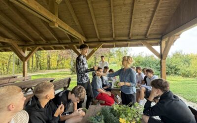 Biologia w terenie – klasa 2M poznaje świat roślin