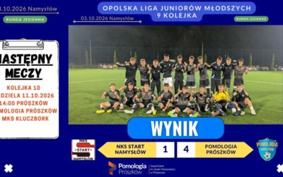 Opolska Liga Juniorów Młodszych 9 kolejka