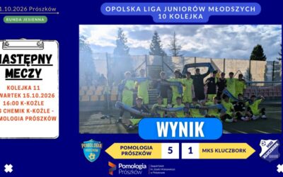 Opolska Liga Juniorów Młodszych – 10 Kolejka