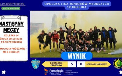 Opolska Liga Juniorów Młodszych – 12 Kolejka